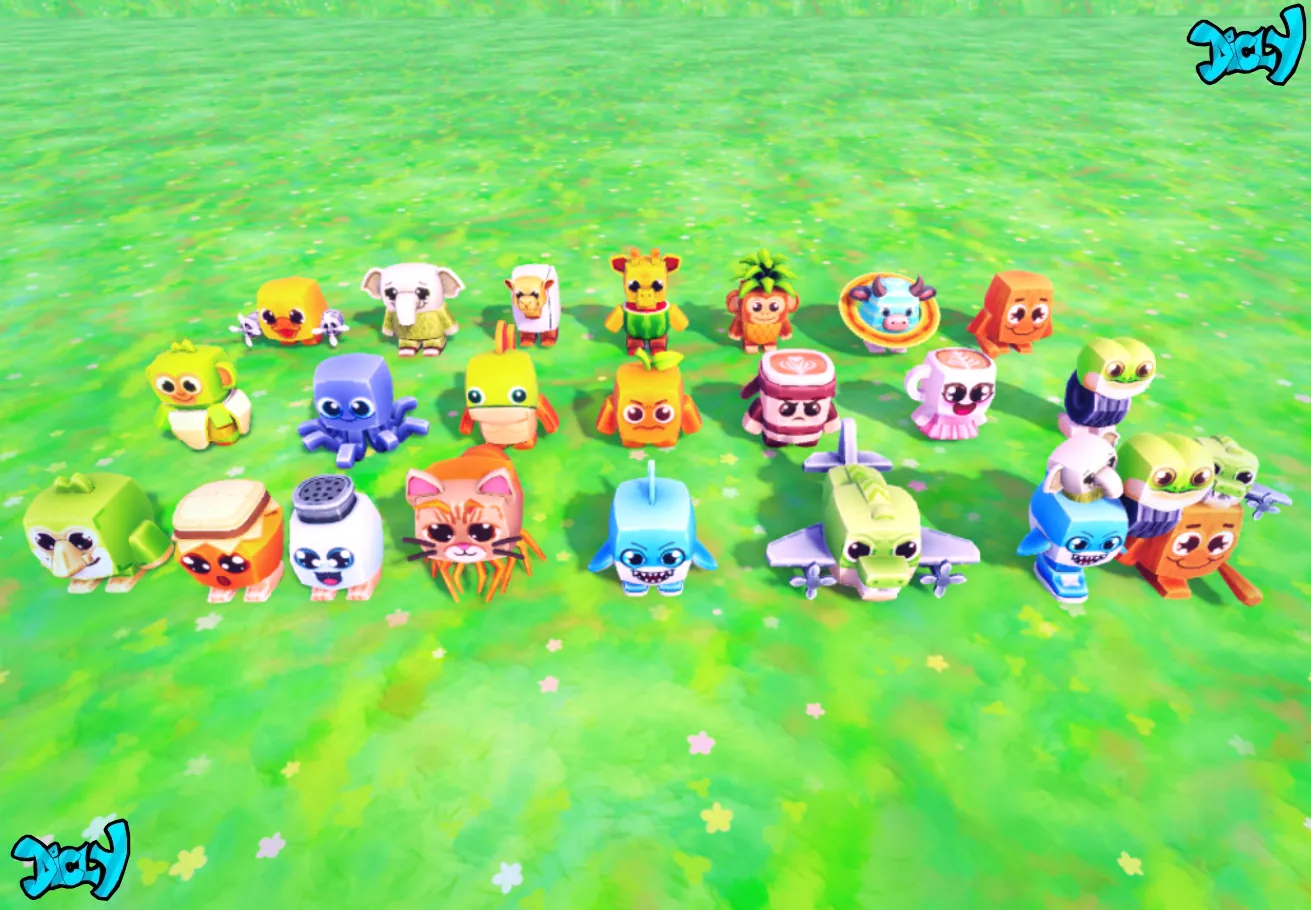 Brainrot Pet Pack: os 20 modelos de pets no estilo brainrot para Roblox