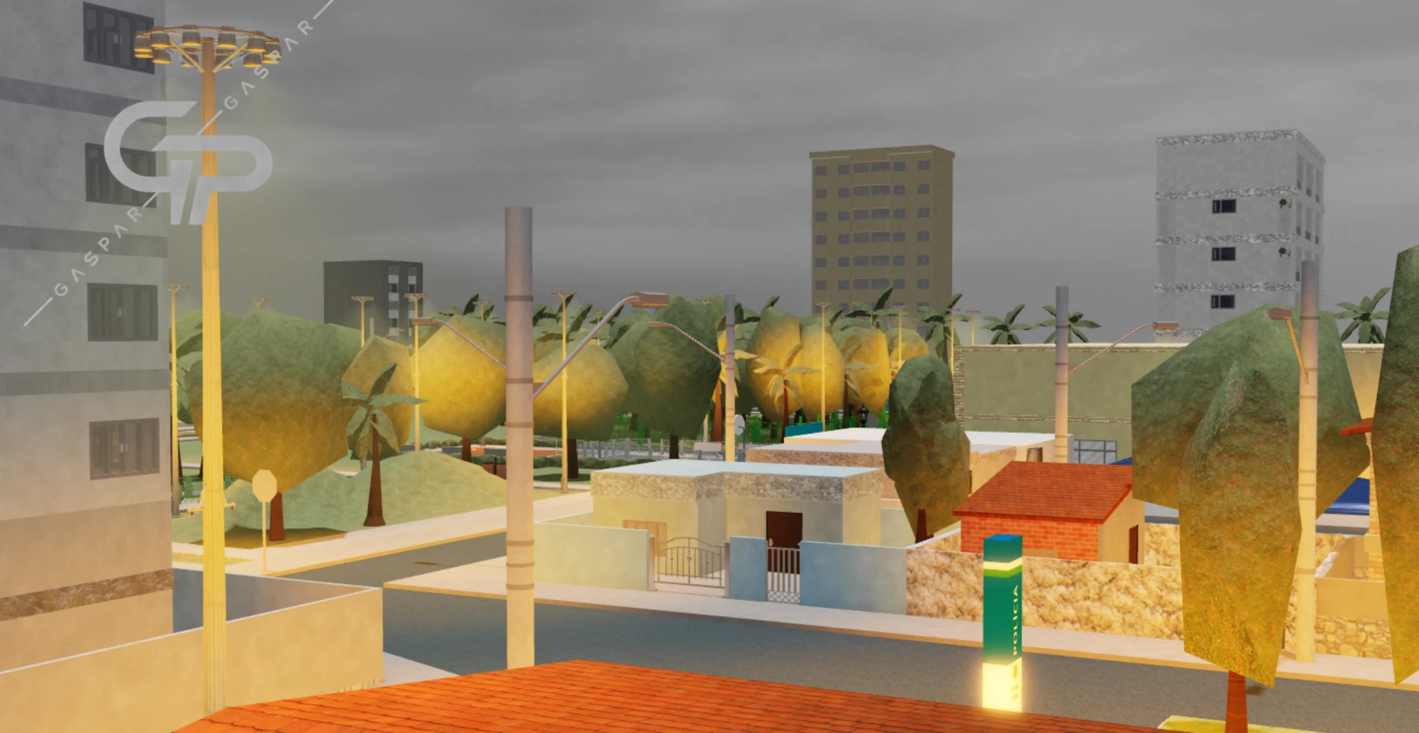 Town at Dusk